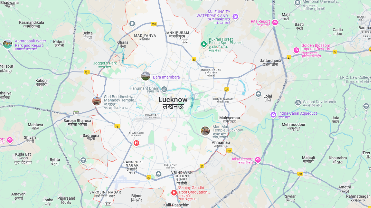 Location Map of TransUpmedia Office in Lucknow